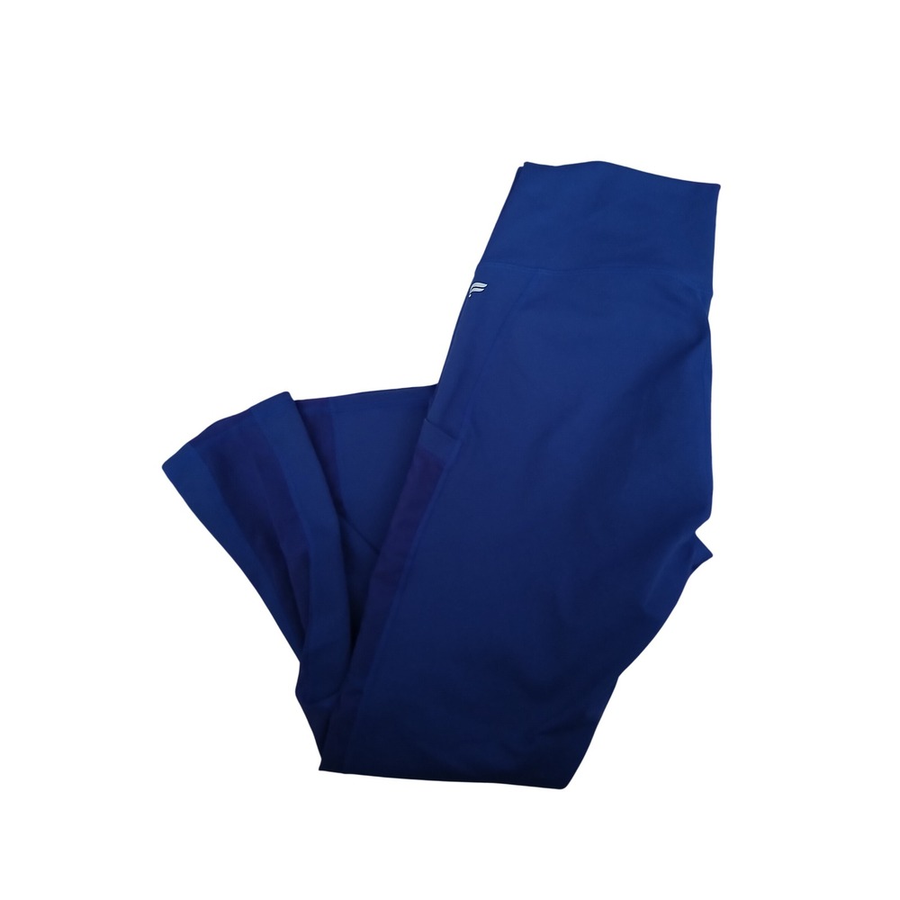 Fabletics NWT Blue Powerhold Mila High-Waisted Pocket Athletic Capri Women Large